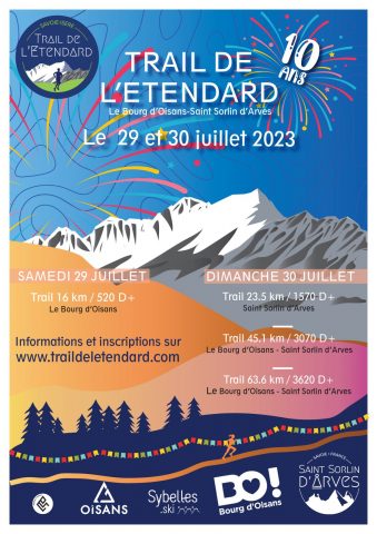 Affiche trail Etendard 2022