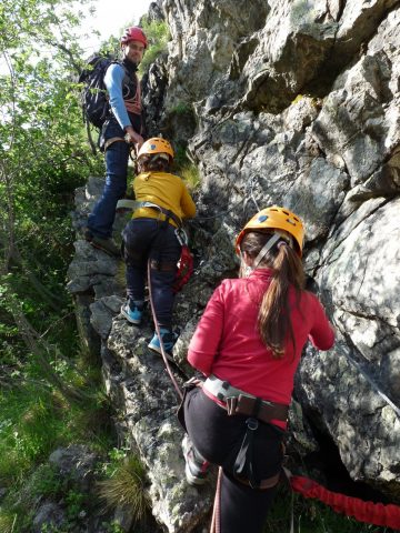 Via ferrata avec Damien