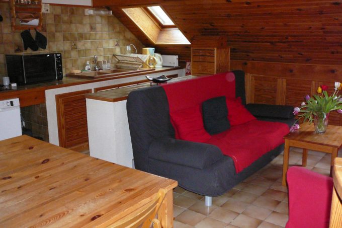 Cuisine pièce commune