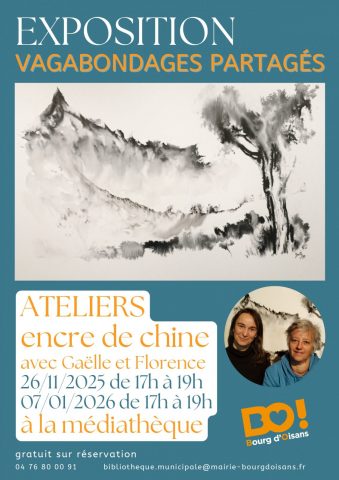 Ateliers dessins à l’encre de Chine_Le Bourg-d&rsquo;Oisans