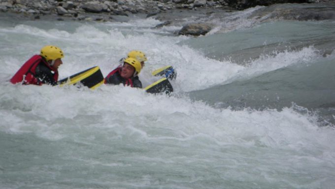 Nage en eaux vives