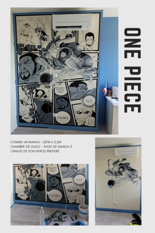 fresque murale BD