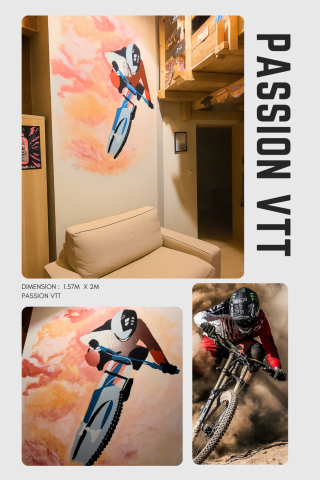 fresque murale vtt