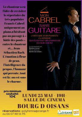 Mon Cabrel sans guitare