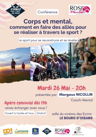 Conférence santé “Corps et mental, comment en faire des alliés pour se réaliser à travers le sport ?_Le Bourg-d&rsquo;Oisans
