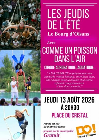 Jeudi du Bourg – Comme un poisson dans l’air_Le Bourg-d&rsquo;Oisans
