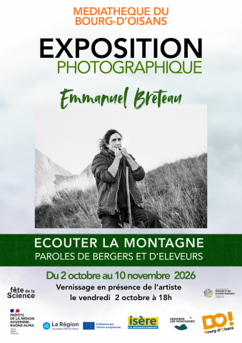 EXPOSITION PHOTOGRAPHIQUE : ECOUTER LA MONTAGNE – Paroles de bergers et d’éleveurs_Le Bourg-d&rsquo;Oisans