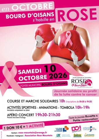 OCTOBRE ROSE_Le Bourg-d&rsquo;Oisans