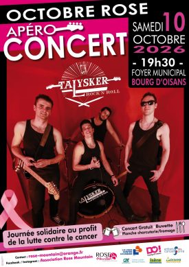 OCTOBRE ROSE – Apéro concert