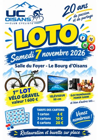 Loto des 20 ans d&rsquo;UC Oisans_Le Bourg-d&rsquo;Oisans