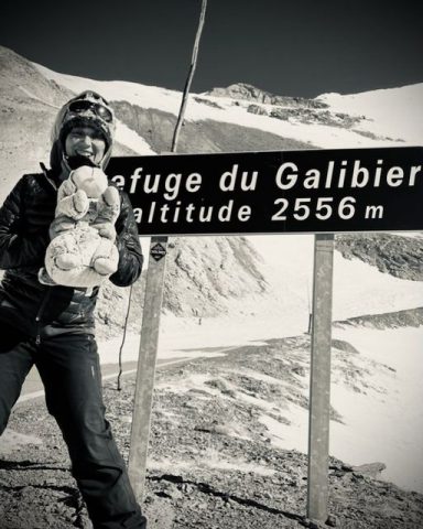 En refuge en hiver